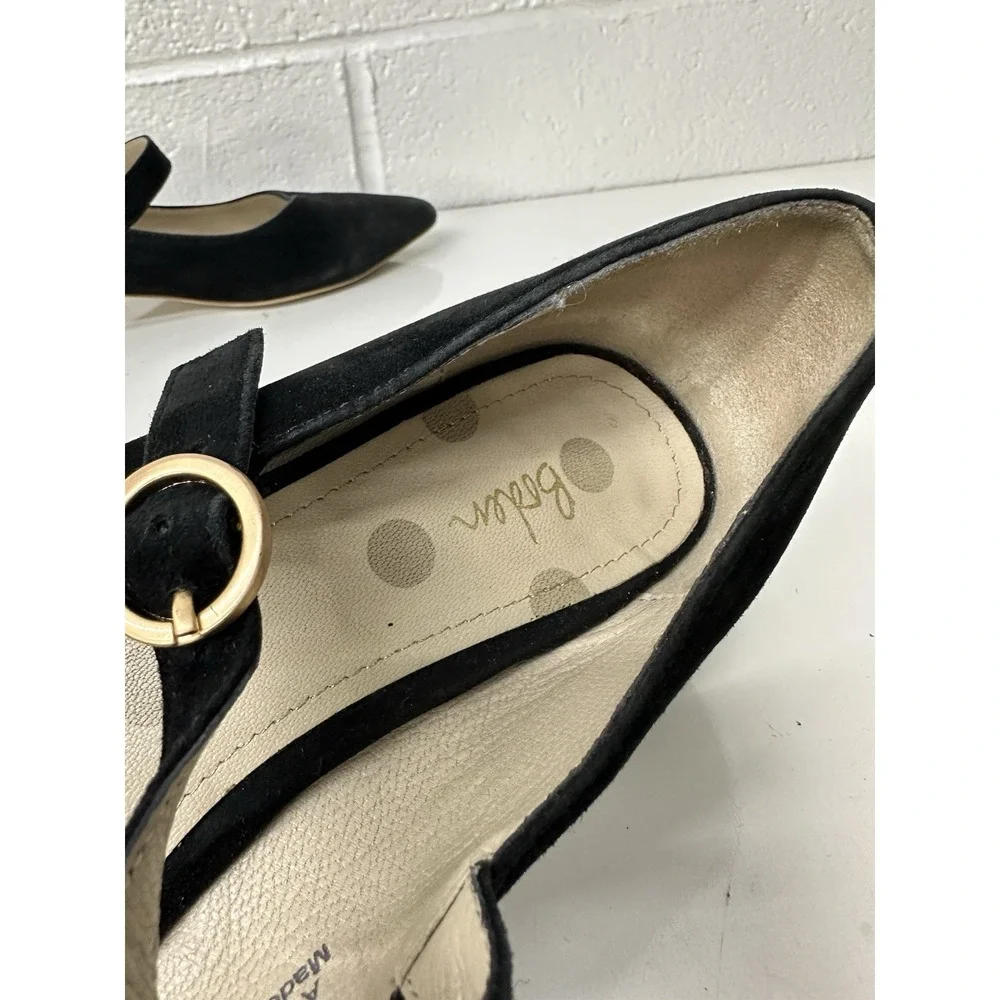 Boden Rosabel Black Suede Pointy Toe Low Heels‎ / Women's 40 US 9